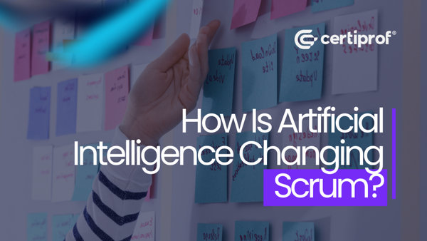 CertiProf banner about how artificial intelligence is changing Scrum